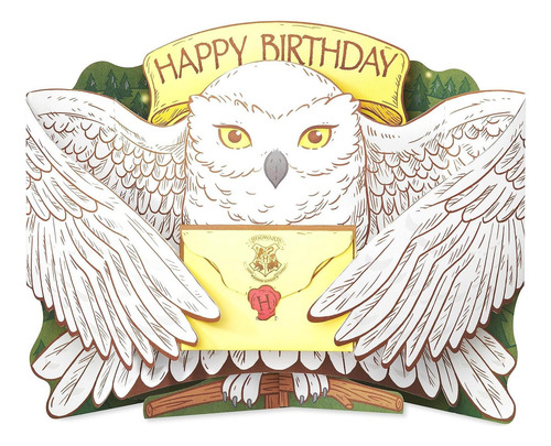 Tarjeta Pop Up Harry Potter De American Greetings