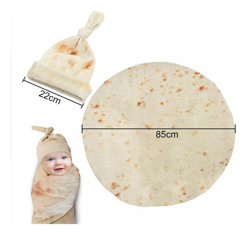 Manta De Tortilla Para Burritos Para Bebés