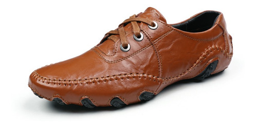 Hombre Mocasines Zapatos Cuero Casual Barco Calzado