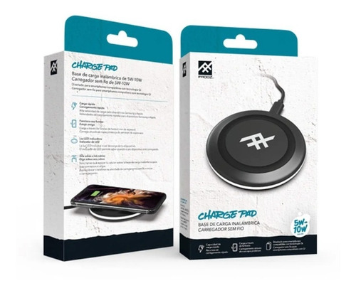 Imagen 5 de 6 de Base Cargador Inalambrico Ifrogz 10w Carga Rápida + Adaptado