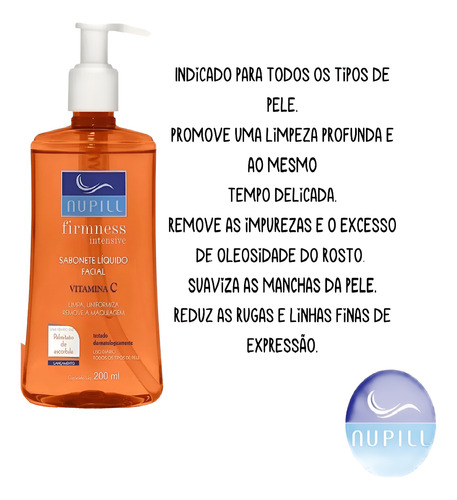 Nupill Kit Firmness Intensive Vitamina C - Sabonete E Creme