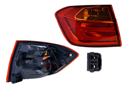 Calavera Ext Izq C/leds Depo Bmw 320i 13/15