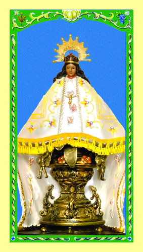 Virgen De Juquila Oaxaca 150 Estampas Enmicadas Cromos