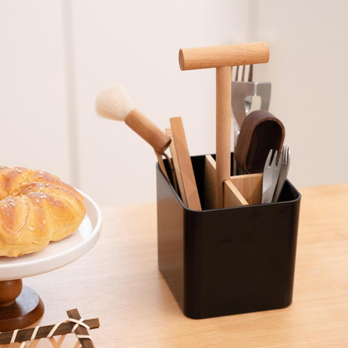 Organizador De Soporte Para Palillos, Caja De Negro
