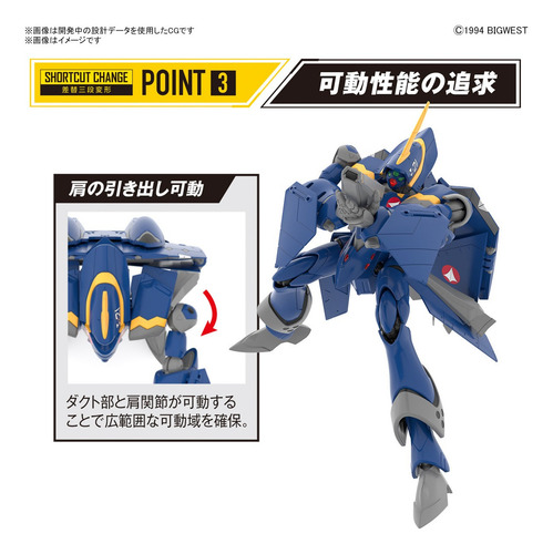 Hg 1/100 Yf-21 Valkyrie Macross Plus Model Kit Bandai