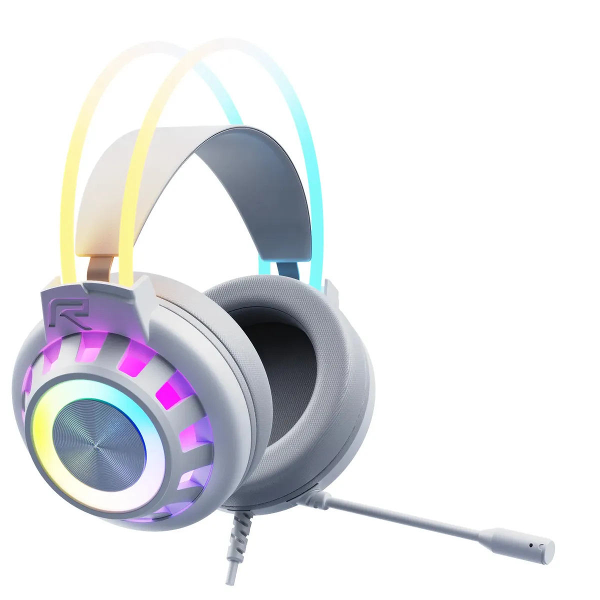 Headset Gamer 7.1 RGB G3 50mm para PS3, PS4, PS5 e PC com Microfone