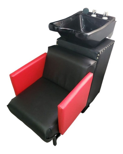 Imagen 5 de 9 de Combo Peluqueria Lavacabeza+2 Sillon+silla Niño Base Cromada