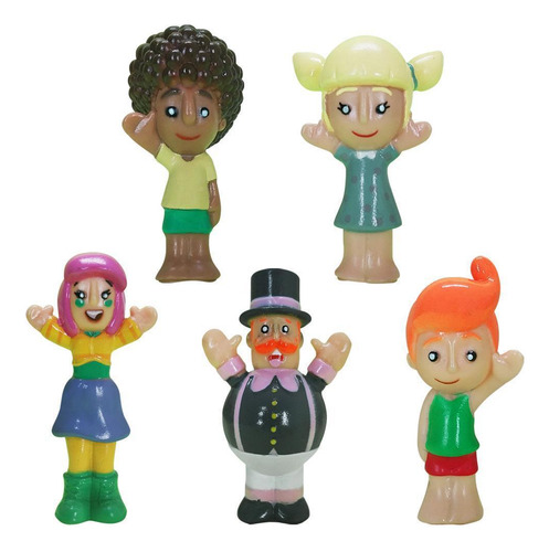 Dedoches Mundo Bita Kit 5 Fantoches De Dedo Infantil Vinil