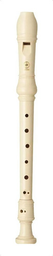 Flauta Dulce Yamaha Escolar Yrs23 Soprano Escuela Colegios Color Blanco Marfill