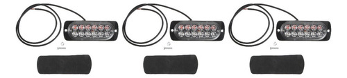 3x 12-led 36w Luz Estroboscópica De Advertencia Para Camione