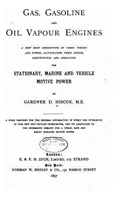 Libro Gas, Gasoline, And Oil Vapor Engines, A New Book De...