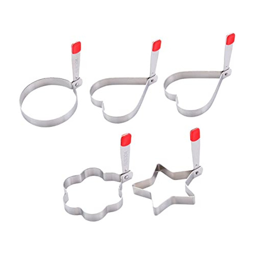 Moldes Huevo Frito Acero Inoxidable 5pcs