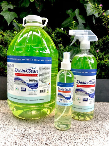 Desinfectante Limpiador Multisuperficies Paq2 No Tóxico Bio