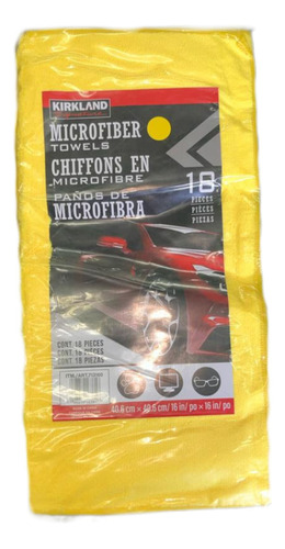 Paños De Microfibra Marca Kirland (pack 18 Unidades)