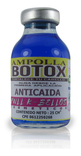 Ampolla Capilar Botox Anticaida 25ml Fu - mL a $797