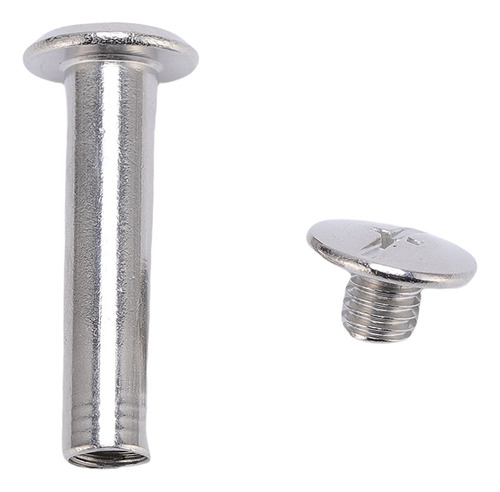 Conjunto De Pinos Rivet, 50 Pares De Cabeça Redonda Plana De