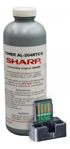Recarga De Toner Sharp Original Al-204rtc/u