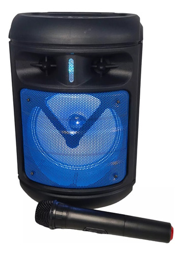 Parlante Bluetooth Microfono Cabina Sonido Altavoz Karaoke