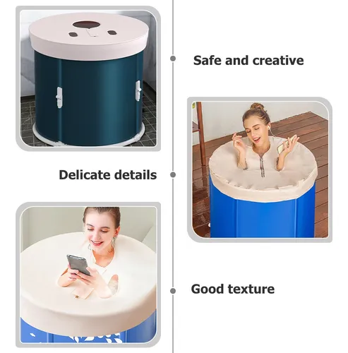 Bañera Plegable Portátil Para Adultos, 2 Pcs L