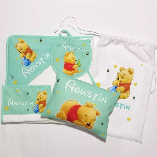 Babero personalizado con nombre del bebe, bordado o impreso con foto.