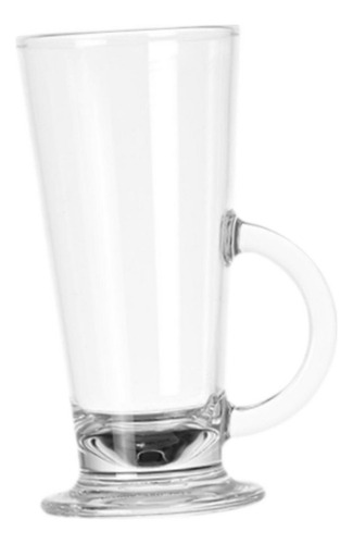R, Caneca Café Irlandês, Xícara Café Transparente, 280 Ml
