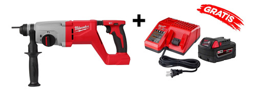 Rotomartillo Sds Plus M18 2613-20 +cargador Y Bateria Rojo 18v