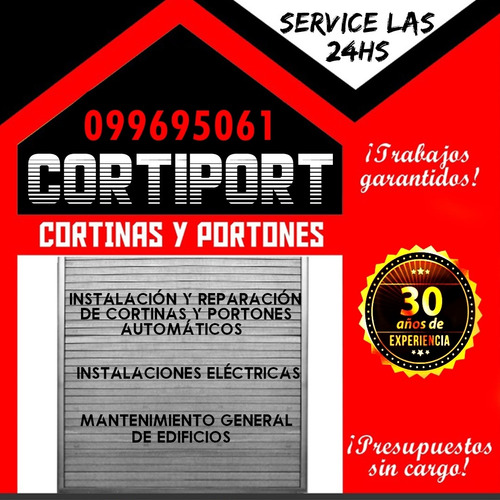 Imagen 1 de 5 de Reparación Cortina Metálica De Enrollar Emergencias 24hs