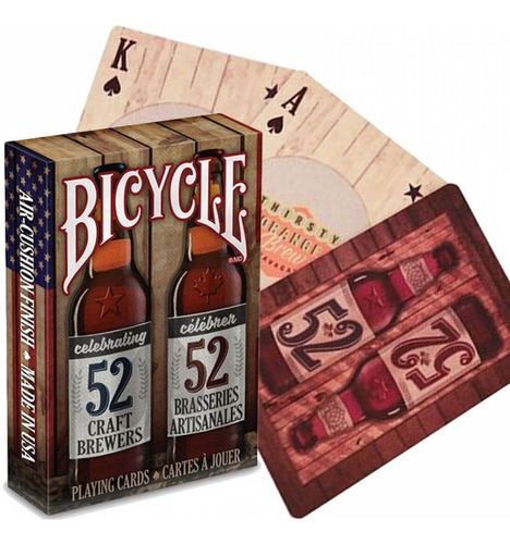 Mazo Poker Bicycle Naipes Craft Beers V2 / Alberico Magic