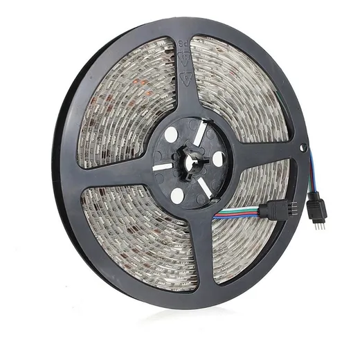 Cinta Led Rgb 5 Metros Blanco Incluye Control / Hb Led