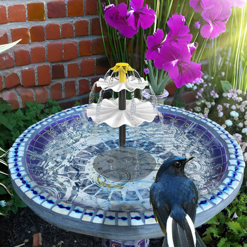 Fuente Solar Para Baño De Pájaros Fuente Solar Kit De Bomba