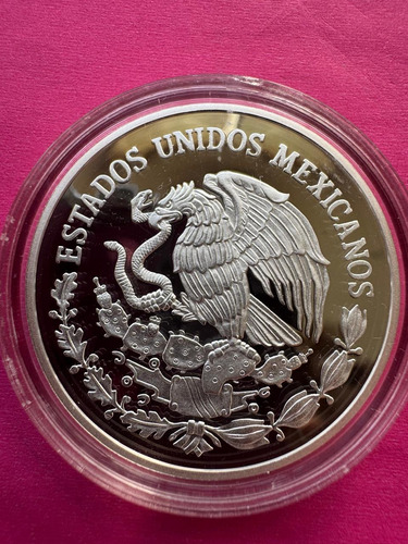 Moneda De Una Onza De Plata Estado De Chiapas (Usado)
