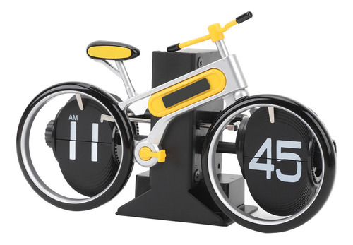 Reloj De Escritorio Plegable Retro Con Forma De Bicicleta, F