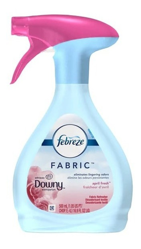 Telas Downy Dormitorio April Fresh Febreze 500 Ml