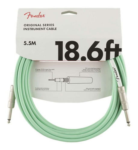 Fender 0990520058 Cable Para Guitarra O Bajo 5.5 Metros Msi