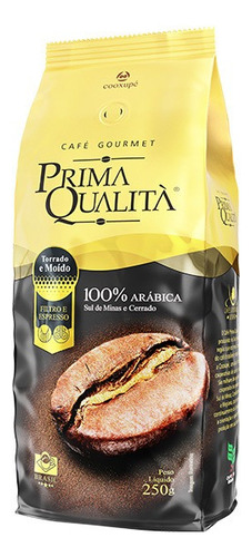 Prima Qualità Gourmet Café torrado e moído 250g