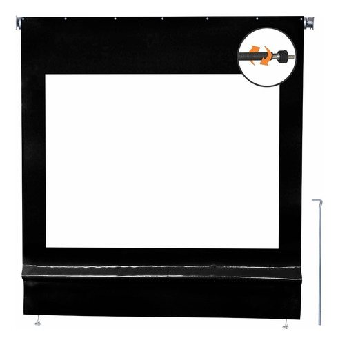 Toldo De Mola Completo Sob Medida Cor Preto Com Visor