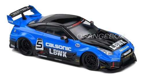 Nissan Gt-r (r35) Lb Silhouette Calsonic 1:43 Solido Azul