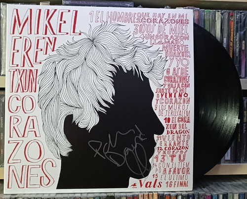Mikel Erentxun 1cd+2lps Vinilos Corazones Firmado Importado (Usado)