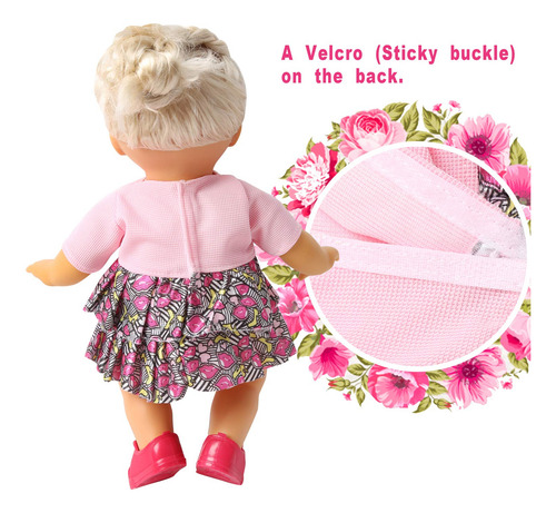 Juego De Ropa Para Muñeca 30 Cm A 40 Cm Hecho A Mano