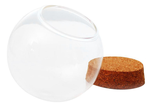 3 Cúpula De Cristal Transparente Del Tarro De La Bola 10cm