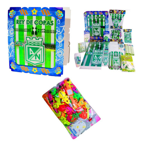 Kit Decoración Piñata Relleno Figura Fiesta Nacional X12