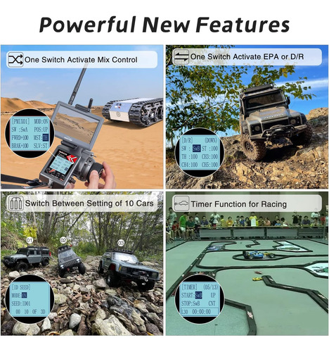 Radiolink Rc6gs V3 (actualización V2) 7 Canales Transmisor D