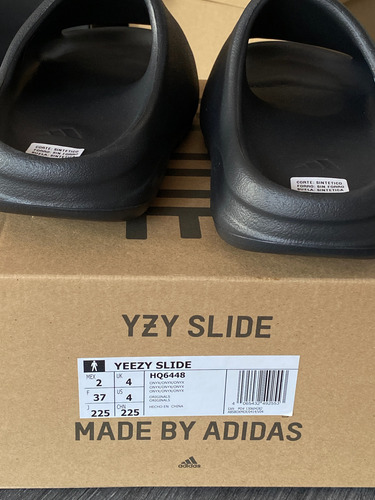 Adidas Yeezy Slide Onyx Talla 22 Mx (4us)totalmente Original
