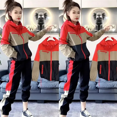 Chaqueta De Protección Solar Con Capucha Para Mujer, Casual,
