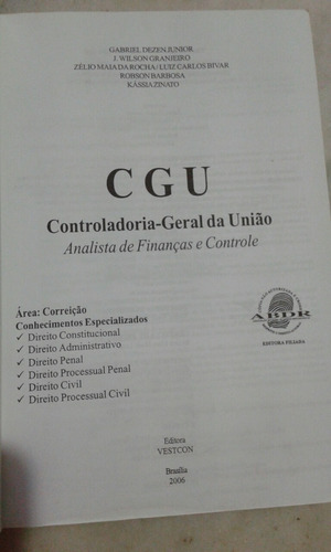 Cgu-cotroladoria -geral Da União- Correicao
