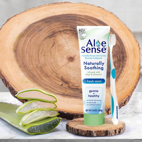 Pasta De Dientes Aloesense Flúor Para Dientes Sensibles Al F