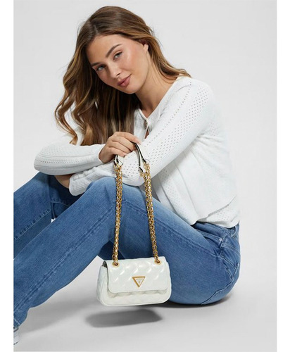 Carteras Crossbody Guess Mujer Qi874878-ivo Poliuretano