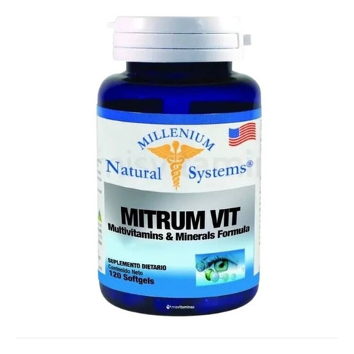 Mitrum Vit - Vitaminas Y Minerales 120 - L a $59900