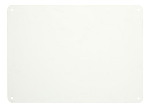 Brady 42954 10 Height, 14 Width, B-555 Aluminum, White