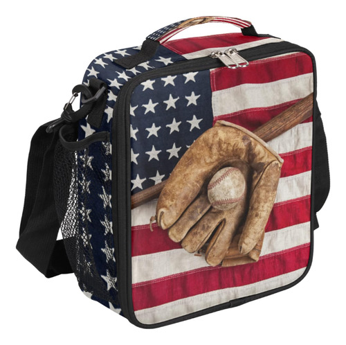 Lonchera Aislante De Beisbol Vintage Para Ninos, Bolsas D...